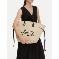 Torebka Liu Jo. Brązowe shopper bag Liu Jo, bez wzorów, bez dodatków. Za 599.99 zł.