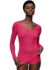 Triumph Koszulka w kolorze różowym rozmiar: XS. Różowe bluzki damskie Triumph, xs, bez wzorów, bez kołnierzyka, bez ramiączek. Za 56.79 zł.