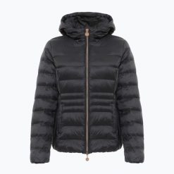 Kurtka damska EA7 Emporio Armani Train Core Plus Eco Down Medium Padded. Czarne kurtki damskie EA7 Emporio Armani, xs, bez wzorów, z materiału, bez kaptura. Za 769.99 zł.