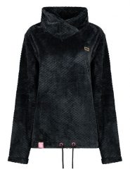 Geographical Norway Bluza polarowa "Trinita" w kolorze czarnym rozmiar: XL. Czarne bluzy damskie Geographical Norway, xl, bez wzorów, z polaru, bez kaptura. Za 87.40 zł.