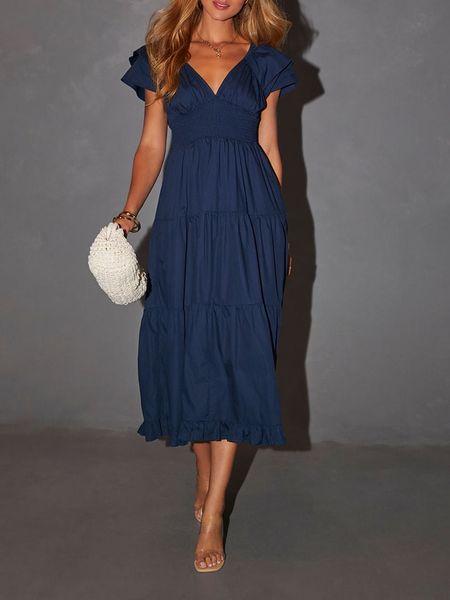 Milan Kiss Sukienka w kolorze niebieskim rozmiar: XL. Niebieskie sukienki damskie Milan Kiss, bez wzorów, bez ramiączek. Za 139.87 zł.