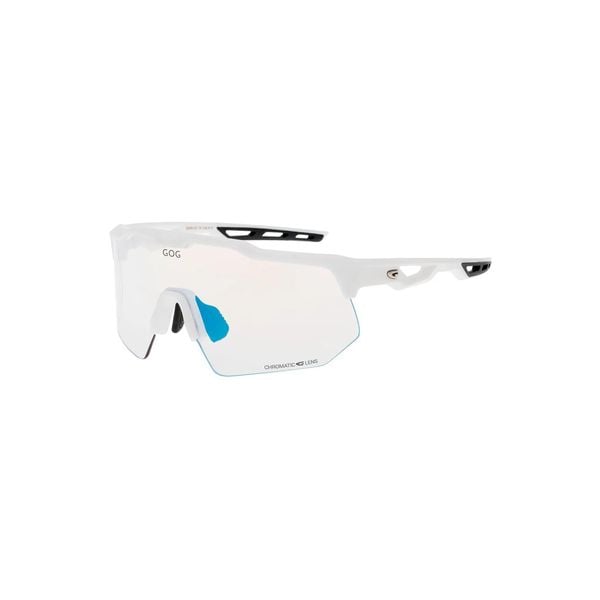 Okulary rowerowe fotochromowe GOG Loki - matt white/black. Białe okulary przeciwsłoneczne damskie GOG. Za 318.99 zł.