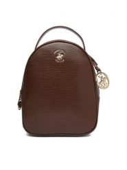 Beverly Hills Polo Club Plecak CEO-BHPC-W-06-A23 Brązowy. Brązowe plecaki Beverly Hills Polo Club, bez wzorów, ze skóry. Za 179.99 zł.