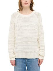 Mustang Sweter w kolorze kremowym rozmiar: XL. Brązowe swetry klasyczne damskie Mustang, xl, ze splotem, bez kołnierzyka. Za 209.82 zł.