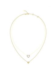 Guess Naszyjnik JUBN05 026JW Złoty. Żółte naszyjniki damskie Guess, metalowe. Za 249.99 zł.
