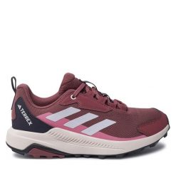Trekkingi adidas. Brązowe obuwie trekkingowe damskie Adidas, bez zapięcia. Za 299.99 zł.