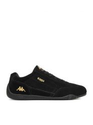 Kappa Sneakersy EO-V12-1128(W) Czarny. Czarne obuwie sportowe damskie Kappa, ze skóry, bez zapięcia. Za 249.99 zł.