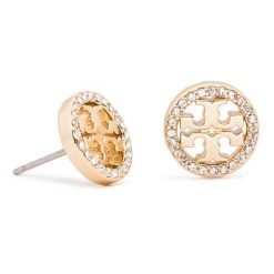 Kolczyki Tory Burch. Żółte kolczyki damskie Tory Burch, złote. Za 359.99 zł.