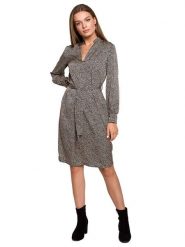 Stylove Sukienka w kolorze szarym rozmiar: XL. Szare sukienki damskie Stylove, bez wzorów, z tkaniny, bez ramiączek. Za 149.66 zł.