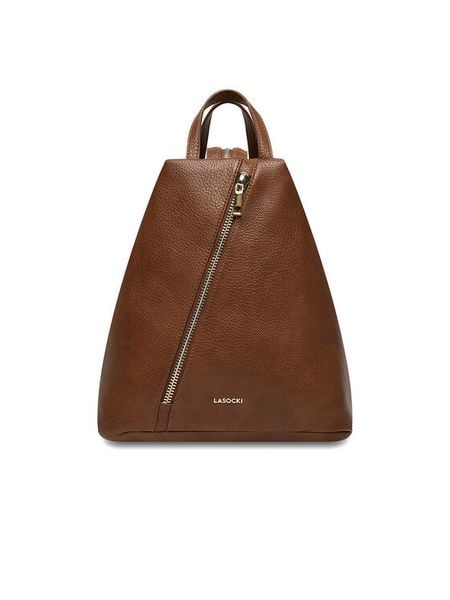 Lasocki Plecak LSK-K-017-06 Brązowy. Brązowe plecaki Lasocki, bez wzorów, z materiału. Za 199.99 zł.