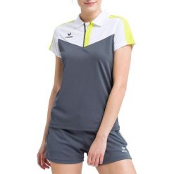 Damska koszulka polo Erima Squad. Białe koszulki damskie Erima, xs, bez wzorów, z materiału, bez kołnierzyka, bez ramiączek. Za 137.75 zł.