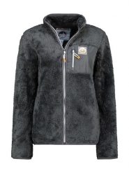 Geographical Norway Kurtka polarowa "Upecious" w kolorze ciemnoszarym rozmiar: S. Szare kurtki damskie Geographical Norway, s, bez wzorów, z polaru, bez kaptura. Za 118.28 zł.