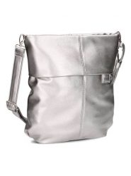 Zwei Torebka w kolorze srebrnym - 31 x 32 x 13 cm rozmiar: onesize. Szare torebki klasyczne damskie Zwei, z materiału, przez ramię, bez dodatków. Za 159.59 zł.