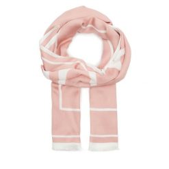 Szal Calvin Klein. Czerwone szaliki damskie Calvin Klein, bez wzorów. Za 329.99 zł.