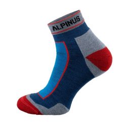 Skarpety trekkingowe Alpinus Sveg Low Merino. Niebieskie skarpetki damskie Alpinus, bez wzorów, z wełny. Za 45.00 zł.