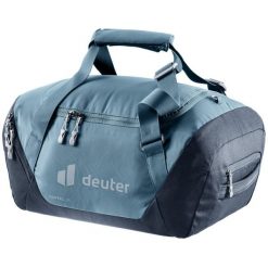 Torba Deuter Duffel 35 - atlantic/ink. Niebieskie torby sportowe Deuter, bez wzorów, z materiału. Za 318.99 zł.