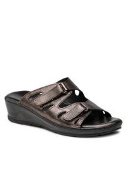 Go Soft Klapki WI16-SHEENA-04 Brązowy. Brązowe klapki damskie GO SOFT, bez wzorów, ze skóry, bez obcasa, bez zapięcia. Za 119.99 zł.