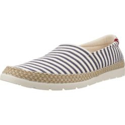 Sandały GIOSEPPO 75261G Niebieski. Niebieskie sandały damskie Gioseppo, bez wzorów, z tkaniny, bez obcasa, bez zapięcia. Za 215.99 zł.