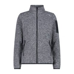 Bluza damska turystyczna CMP 3H14746. Czarne bluzy damskie CMP, na zimę, l, bez wzorów, z materiału, z kapturem. Za 286.85 zł.