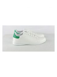 C'M Sneakersy w kolorze biało-zielonym rozmiar: 40. Białe obuwie sportowe damskie C'M, z materiału, bez zapięcia. Za 86.99 zł.