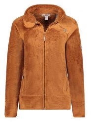 Geographical Norway Kurtka polarowa "Upaline" w kolorze karmelowym rozmiar: XL. Brązowe kurtki damskie Geographical Norway, xl, bez wzorów, z polaru, bez kaptura. Za 80.45 zł.