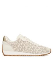 MICHAEL Michael Kors Sneakersy Rhodes 43T5RHFS3L Beżowy. Brązowe obuwie sportowe damskie MICHAEL Michael Kors, ze skóry, bez zapięcia. Za 569.99 zł.