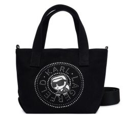 Torebka KARL LAGERFELD. Czarne torebki klasyczne damskie KARL LAGERFELD, bez dodatków. Za 339.99 zł.