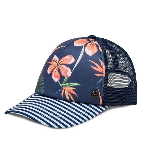 Czapka z daszkiem Roxy. Niebieskie czapki z daszkiem damskie Roxy, bez wzorów. Za 79.99 zł.