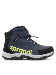 Sprandi Trapery Winter Wave CP86-25067 Granatowy. Niebieskie buty zimowe chłopięce Sprandi, ze skóry, bez zapięcia. Za 159.99 zł.