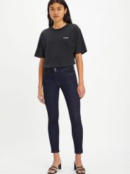 Levi´s Dżinsy "Blue Wave Rinse" - Skinny fit - w kolorze granatowym rozmiar: W24/L30. Niebieskie jeansy damskie z podwyższonym stanem. Za 140.53 zł.