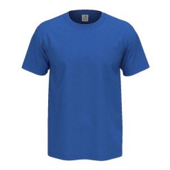 Koszulka Unisex Dla Dorosłych Comfort Plain T-shirt. Niebieskie bluzki damskie Stedman, xl, bez wzorów, bez kołnierzyka, bez ramiączek. Za 59.99 zł.