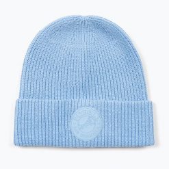 Czapka zimowa Pitbull Beanie San Diego Ca. Niebieskie czapki damskie PITBULL, na zimę, bez wzorów, z bawełny. Za 62.99 zł.