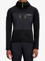 Bluza polarowa damska Berghaus MTN Guide MW Hoody. Czarne bluzy damskie Berghaus, m, bez wzorów, z elastanu, bez kaptura. Za 637.99 zł.