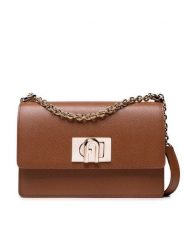 Furla Torebka 1927 BAFKACO-ARE000-03B00-1-007-20-BG-B Brązowy. Brązowe torebki wieczorowe damskie Furla, bez wzorów, ze skóry, bez dodatków. Za 1,619.00 zł.