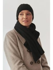 TATUUM Szal "Gorita" w kolorze czarnym - 170 x 43 cm rozmiar: onesize. Czarne szaliki damskie TATUUM, bez wzorów, z materiału. Za 95.99 zł.