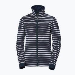 Kurtka żeglarska damska Helly Hansen Crew Fleece. Niebieskie kurtki damskie Helly Hansen, l, bez wzorów, bez kaptura. Za 600.00 zł.