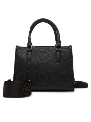 Valentino Torebka Samba Re VBS8ZG04 Czarny. Czarne kuferki damskie Valentino, bez wzorów, ze skóry, bez dodatków. Za 569.99 zł.