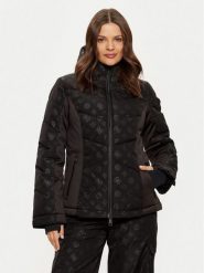 Guess Kurtka narciarska W4PL3N WH0K0 Czarny Regular Fit. Czarne kurtki sportowe damskie Guess, s, z aplikacjami, z syntetyku, bez kaptura. Za 1,239.00 zł.