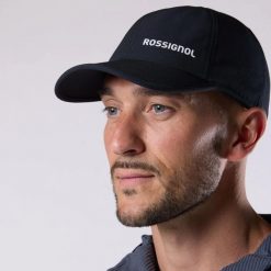 Czapka z daszkiem Rossignol Active. Czarne czapki z daszkiem damskie Rossignol, bez wzorów. Za 159.99 zł.