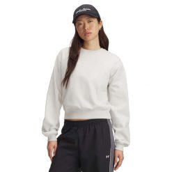 Bluza Under Armour Ua Icon Vida Flc Crew Damskie. Białe bluzy damskie Under Armour, s, bez wzorów, z bawełny, bez kaptura. Za 355.99 zł.