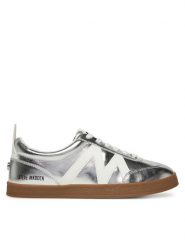 Steve Madden Sneakersy Degree SM11003179 Srebrny. Szare obuwie sportowe damskie Steve Madden, ze skóry, bez zapięcia. Za 309.99 zł.