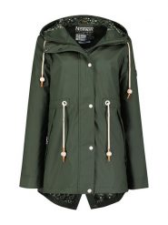Geographical Norway Parka "Briato" w kolorze khaki rozmiar: L. Brązowe parki damskie Geographical Norway, l, bez kaptura. Za 175.67 zł.