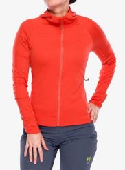 Bluza z kapturem damska Rab Planar Hoody. Czerwone bluzy damskie RAB, l, bez wzorów, z materiału, z kapturem. Za 308.00 zł.