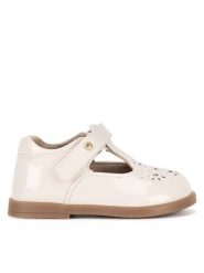 Nelli Blu Baleriny CEO-CM240710-25 Beżowy. Brązowe baleriny dziewczęce Nelli Blu, bez wzorów, z materiału, bez obcasa, bez zapięcia. Za 79.99 zł.