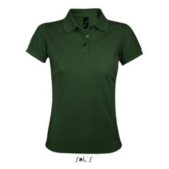 Damska koszulka polo Sol's Prime. Zielone bluzki damskie SOL'S, s, bez wzorów, eleganckie, bez kołnierzyka, bez ramiączek. Za 116.50 zł.