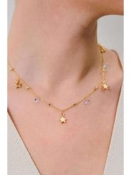 Lodie Silver Naszyjnik z elementami ozdobnymi rozmiar: onesize. Szare naszyjniki damskie Lodie Silver, z cyrkonią, z mosiądzu. Za 69.58 zł.