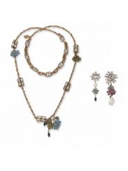 Weekend Max Mara Zestaw naszyjnik i kolczyki 2615751094650 Złoty. Żółte naszyjniki damskie Weekend Max Mara, metalowe. Za 829.99 zł.