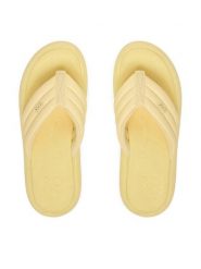 Roxy Japonki CEOWB-3CK003 Żółty jasny. Żółte klapki damskie Roxy, bez wzorów, ze skóry, bez obcasa, bez zapięcia. Za 129.99 zł.