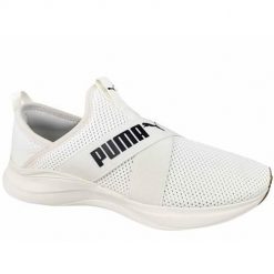 Buty do chodzenia damskie Puma Softride Harmony Slip. Białe obuwie sportowe damskie Puma, z gumy, bez zapięcia, trekkingowe. Za 271.00 zł.