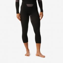 Legginsy termoaktywne narciarskie damskie Wedze BL 500 soft seamless. Legginsy damskie WED'ZE, m, bez wzorów, z elastanu. Za 119.99 zł.